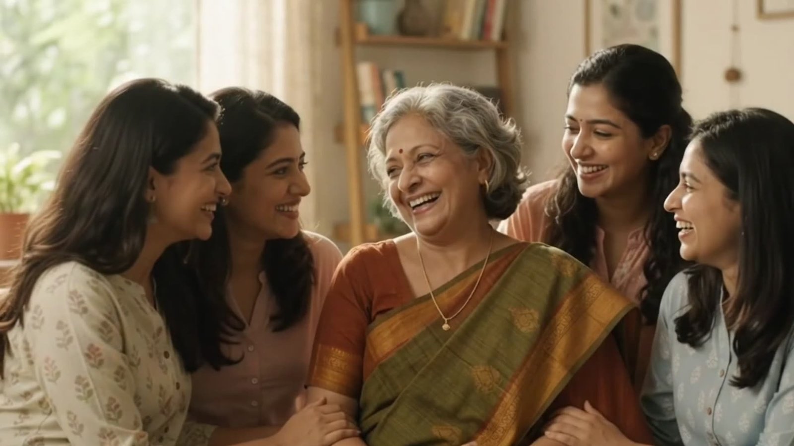 Family together, the moment Bandhu was built to protect
