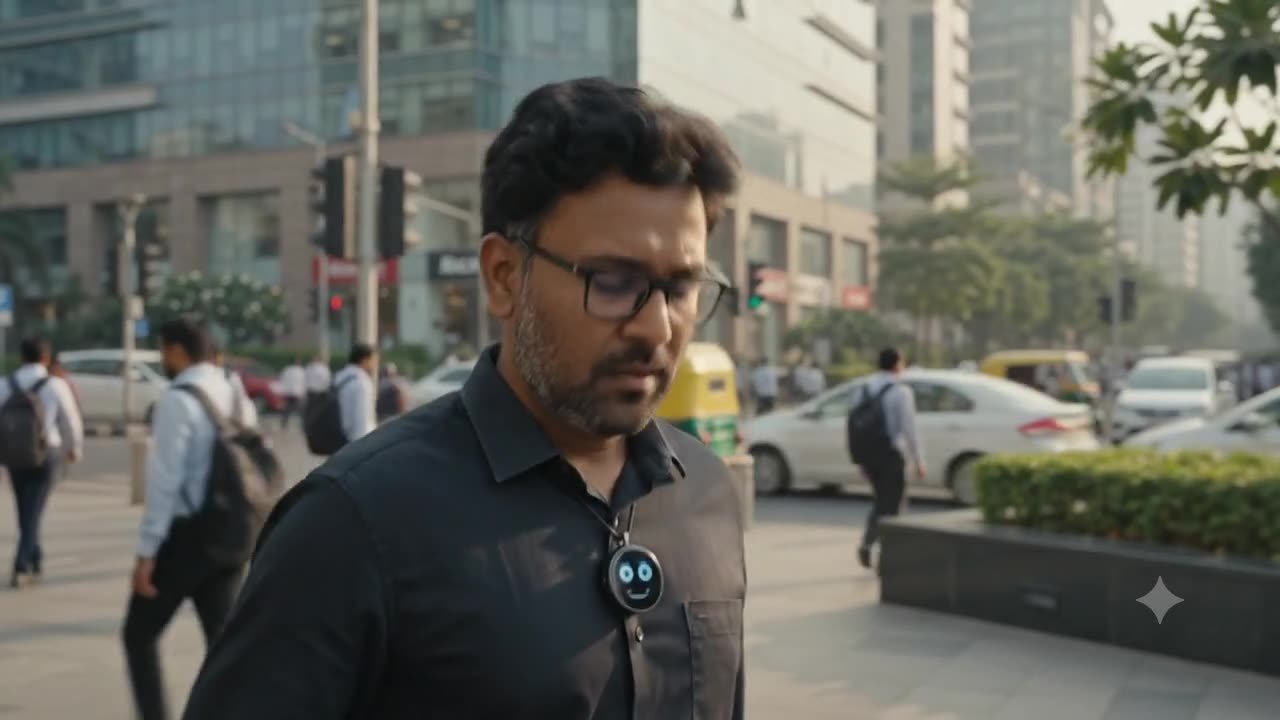 Bandhu worn through an Indian city street